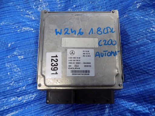 651 900 - Компьютерный контроллер двигателя mercedes w246 b class 1.8 cdi