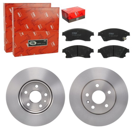 DF7475 - TRW ДИСКИ + КОЛОДКИ ПЕРЕДНИЕ OPEL ASTRA J 2009-