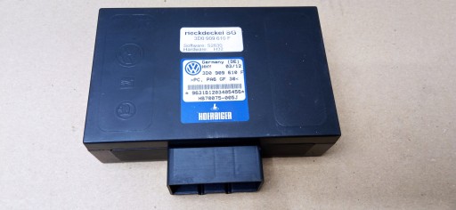 Vw phaeton lift - модуль кришки багажника 3d0909610f