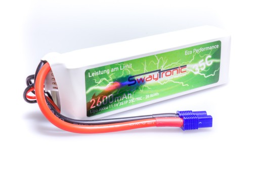 Akumulator LiPo SWAYTRONIC LiPo 3S 11.1V 2600mAh