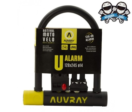 ЗАСТІБКА U-LOCK AUVRAY З СИГНАЛІЗАЦІЄЮ