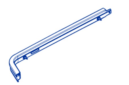 777606702R - НАПРАВЛЯЮЩАЯ РАЗДВИЖНОЙ ДВЕРИ PR. СРЕДНЯЯ ДОККЕР