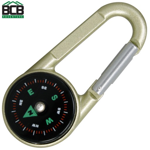 Магнітний компас BCB Carabiner з компасом і термометром