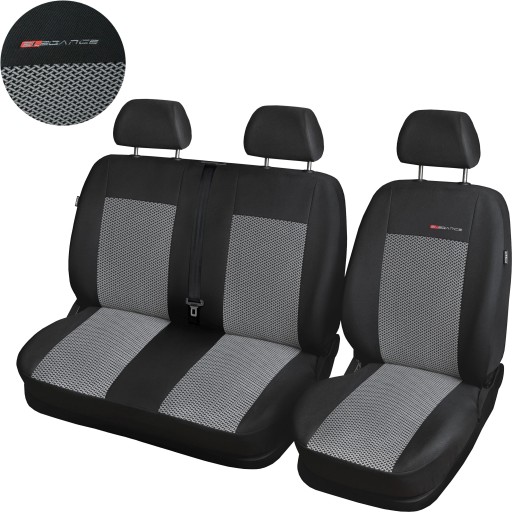 ЗАМІРНІ чохли Ford Transit 1+2 2013-2019 рр.