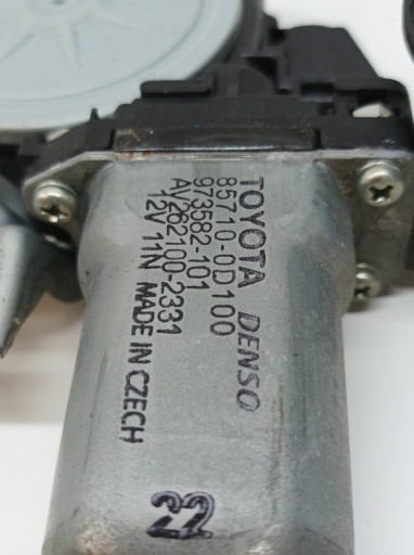 mechanism windows right front 857100D100 Toyota Yaris III (2011-2020)