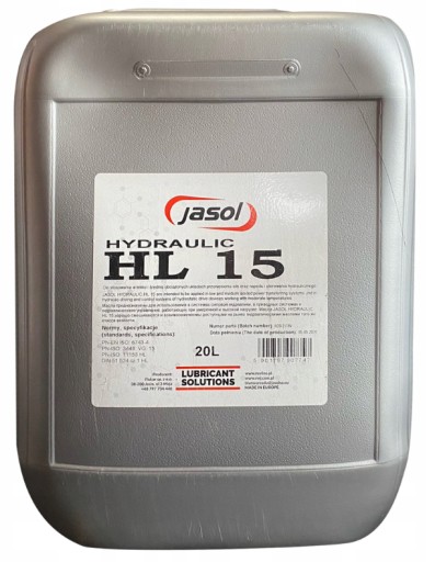 ОЛИВА ГІДРАВЛІЧНА HL 15 20 л