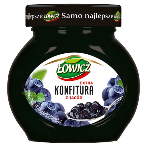 Konfiet extra Łowicz Čučoriedková nízkosladká 240g