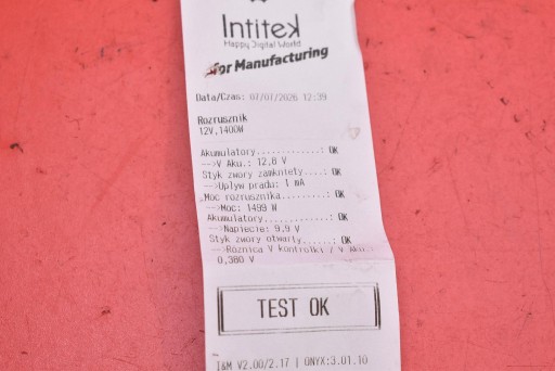 starter test MQS1221 MITSUBISHI PAJERO 3 III 3.2 DiD 163 KM LIFT 03-06