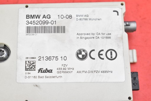 amplifier ANTENY 3452099 BMW X3 E83 LIFT 06-10