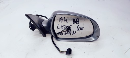 mirror right front AUDI A4 B8 LY7G UK 6 PIN