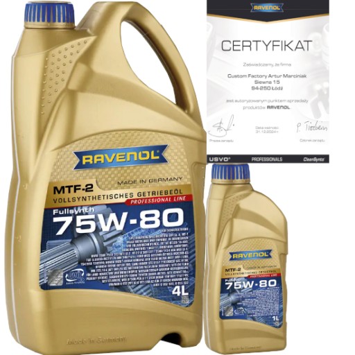 Ravenol mtf-2 75w80 5l - трансмісійне масло