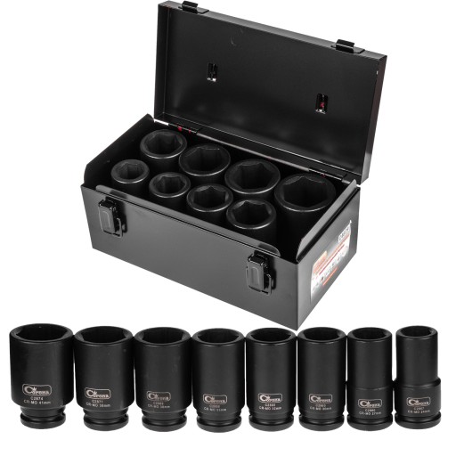 НАБІР ДОВГИХ ГОЛОВОК RICHMANN 3/4' 24-41 ММ 8 ШТ. C4029