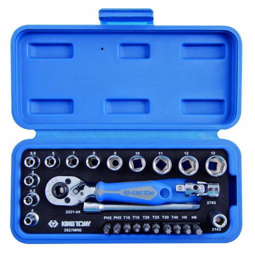 Набір інструментів King Tony 2527MRE 27 предметів