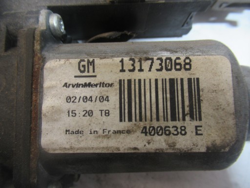 ELE mechanism windows right front 3D OPEL CORSA C 2002