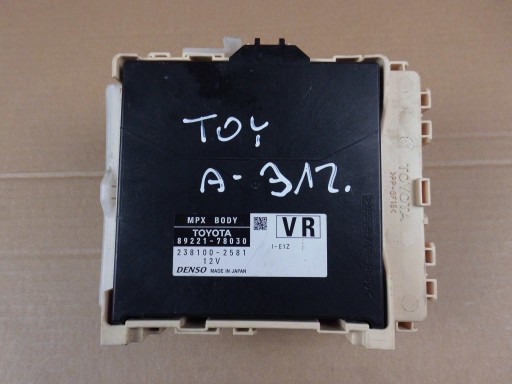 Lexus NX NX300H compartment module MPX komfortu 89221-78030 82730-78011