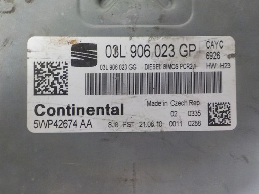 SEAT LEON II Computer Bedienteil 03L906023GP 5WP42674AA