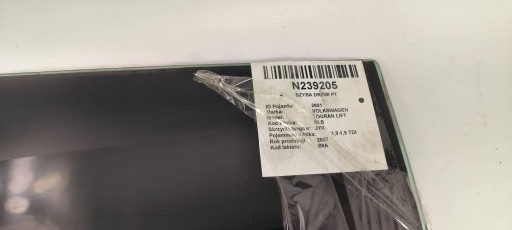window door left rear part VOLKSWAGEN TOURAN LIFT