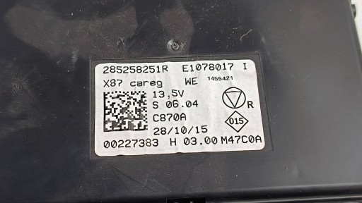 module BSI 285258251R RENAULT CAPTUR and