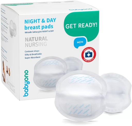 Одноразові вкладиші Babyono білі 40 шт.