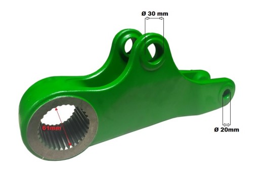L112226 - ПОДЪЕМНЫЙ РЫЧАГ JOHN DEERE ЛЕВЫЙ 31Z L114581