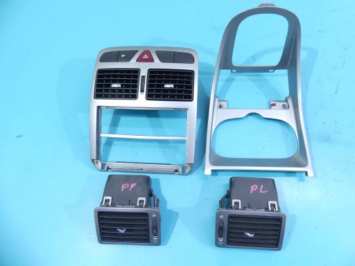 9634505077, 9636013877, - ДЕКОРАТИВНАЯ НАКЛАДКА ДЛЯ РАМКИ ВОЗДУШНОЙ РЕШЕТКИ PEUGEOT 307