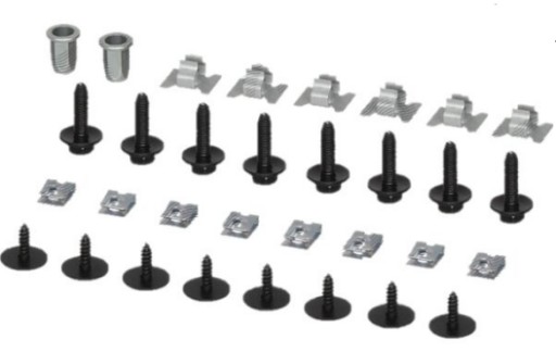 ZPS3030 - НАБОР ЗАЖИМОВ КРЫШКИ ДВИГАТЕЛЯ FIAT STILO BRAVO