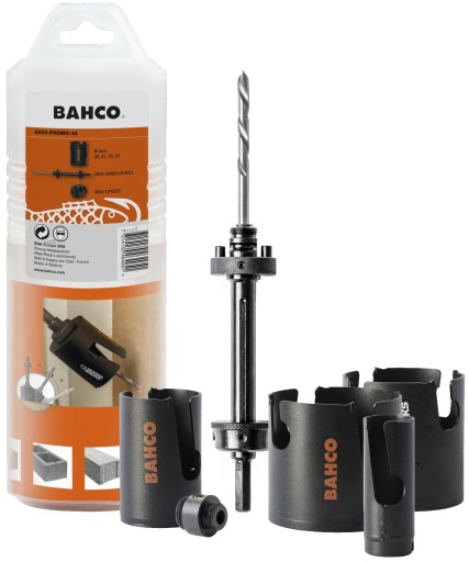 BAHCO 3833-PROMO-42 КОМПЛЕКТ КОРОНОЧНОЙ ПИЛЫ MULTI-CONSTR.