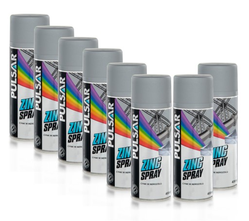 Pulsar спрей цинк антикорозійний цинк 400 мл x8
