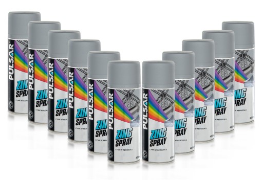 PULSAR спрей цинк антикорозійний цинк 400 мл x11