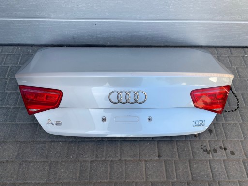 D4 - ЗАДНИЙ КАПОТ AUDI A8 4H0 ПОЛНОЕ СНЯТИЕ