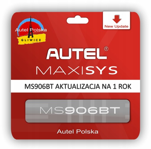 ОНОВЛЕННЯ ДІАГНОСТИЧНОГО ТЕСТЕРА AUTEL MaxiSYS MS906BT PL 1 РІК PL