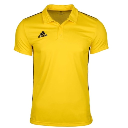 TRIČKO ADIDAS POLO CORE 18 ŠPORTOVÉ TRÉNINGOVÉ ŽLTÉ, S