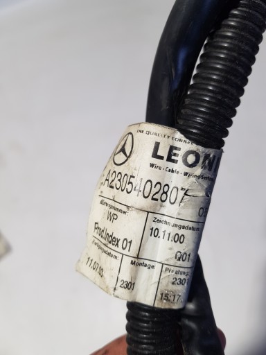 KABEL Borne pour batterie Positif MERCEDES SL R230 W230 A2305402707