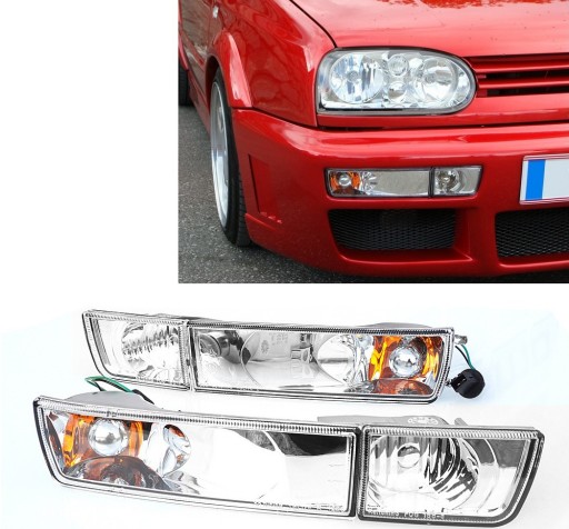 KPVW12 - Передні мигалки в бампер VW GOLF 3 III Mk3 VENTO