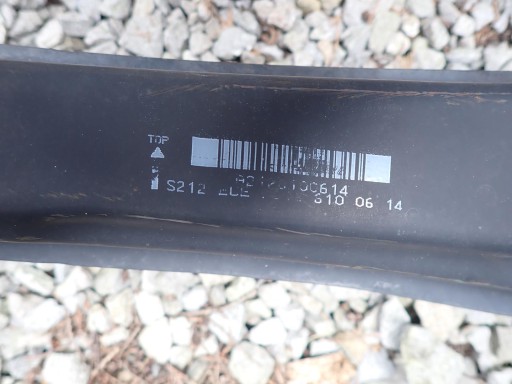 výstuha pod nárazník zadok MERCEDES E-KLASA W212 2009- SEDAN