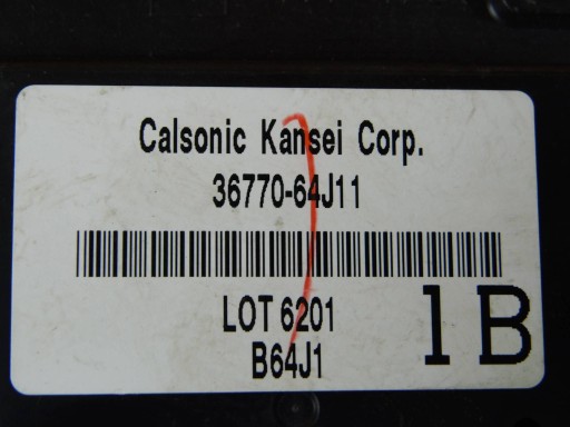 Suzuki Grand Vitara II modul Computer Bedienteil komfortu 36770-64J11