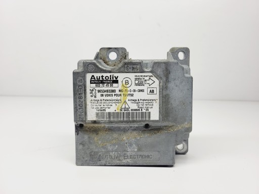 Centralina modulo airbag airbag Peugeot 307 1.6 HDI OE 9653493380