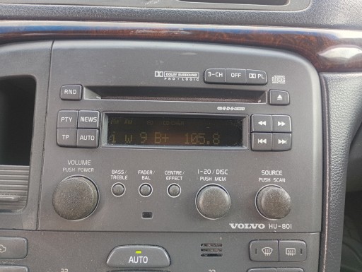RADIO original CD fehlt code VOLVO S80 1 und 98-06