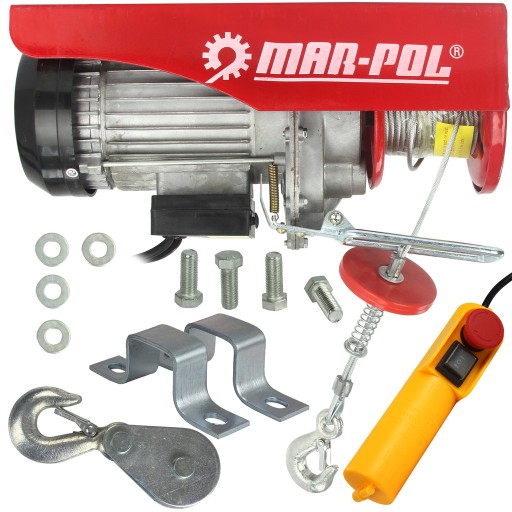 Электрическая тросовая лебедка 300/600 кг MAR-POL