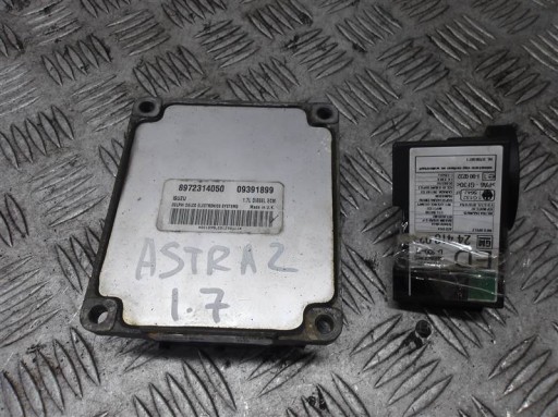 8972314050 - Двигун комп пусковий комплект opel astra ii g 1.7 dti
