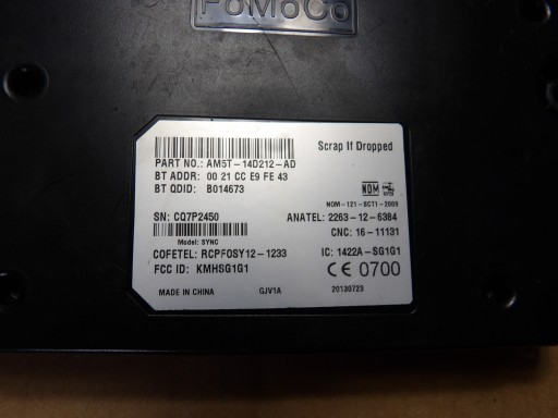 FORD KUGA MK2 Module BLUETOOTH