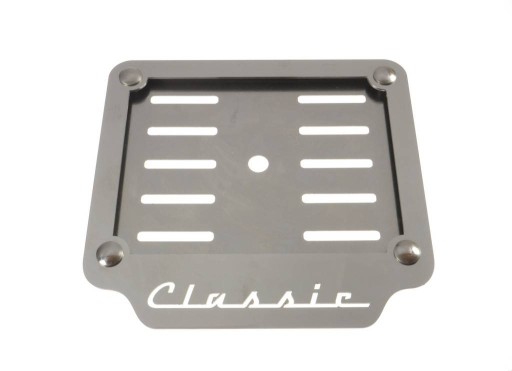 РАМКА НОМЕРНОГО ЗНАКА КЛАССИЧЕСКАЯ МЕТАЛЛИЧЕСКАЯ