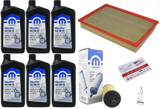 MOPAR 0W20 6L + ФИЛЬТРЫ RAM 1500 3.6 19-20+ БЕСПЛАТНО