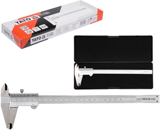 СУППОРТ YATO НЕРЖАВЕЮЩИЙ 200MM 0.02MM YT-72003