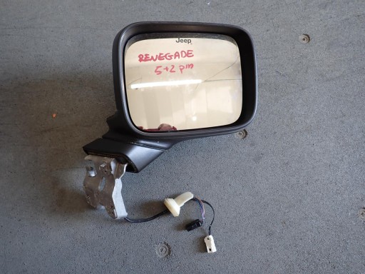 mirror right JEEP RENEGADE 2014- 5+2PIN