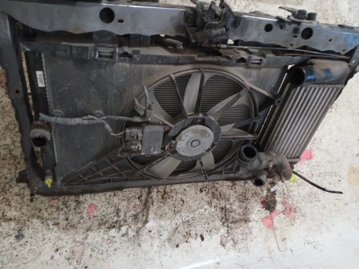 TOYOTA AURIS and 06-09 support panel for radiators 1.4 D4D