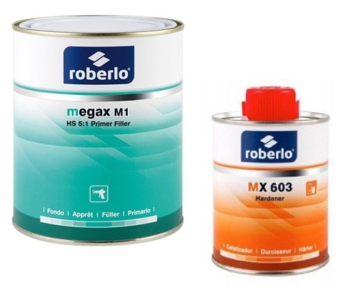 Грунтовка Roberlo Megax M1 светло-серая 4l + 0,8 utw