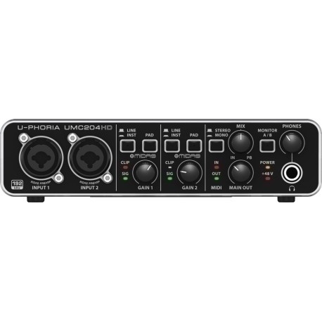 Behringer UMC204HD USB audio rozhranie