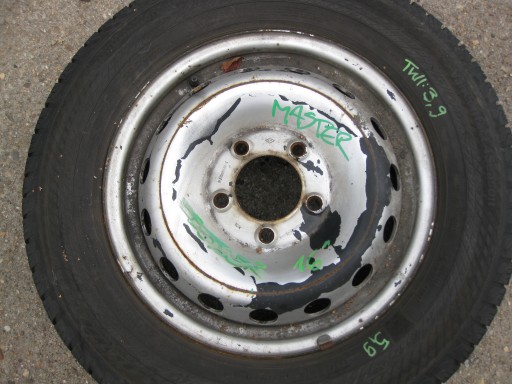 wheel spare disc 16" MASTER MOVANO N400 CONTINENTAL 225/65/16C