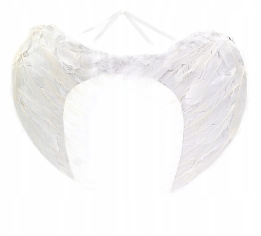 БІЛІ КРИЛА З ПІР'ЯМ НАЦІОНАЛЬНИЙ КОСТЮМ АНГЕЛА